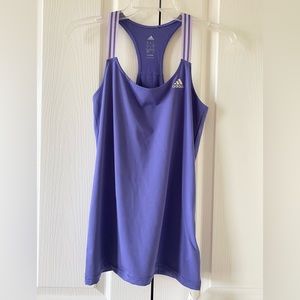 Adidas 3 Stripe Tank Top - Purple